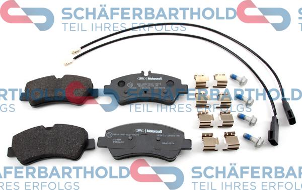 Schferbarthold 315 06 234 01 11 - Тормозные колодки, дисковые, комплект unicars.by