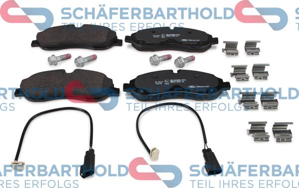 Schferbarthold 315 06 235 01 11 - Тормозные колодки, дисковые, комплект unicars.by