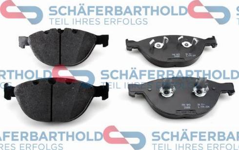 Schferbarthold 315 02 151 01 11 - Тормозные колодки, дисковые, комплект unicars.by