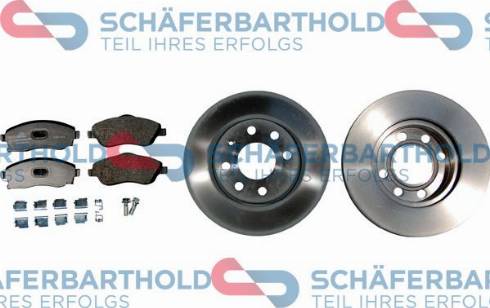 Schferbarthold 315 16 550 01 11 - Дисковый тормозной механизм, комплект unicars.by