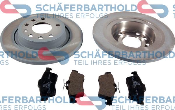 Schferbarthold 315 16 558 01 11 - Дисковый тормозной механизм, комплект unicars.by