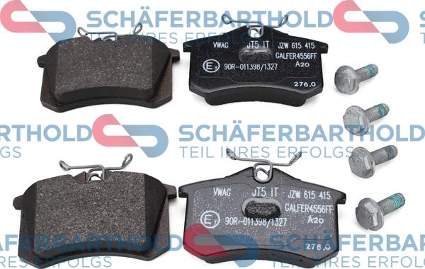 Schferbarthold 315 18 151 01 11 - Тормозные колодки, дисковые, комплект unicars.by