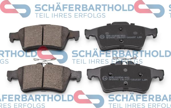 Schferbarthold 315 27 095 01 11 - Тормозные колодки, дисковые, комплект unicars.by