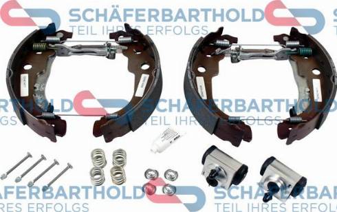 Schferbarthold 315 27 013 01 11 - Комплект тормозных колодок, барабанные unicars.by