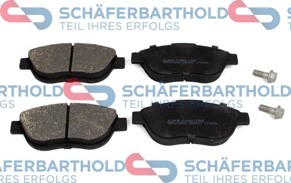 Schferbarthold 315 27 029 01 11 - Тормозные колодки, дисковые, комплект unicars.by