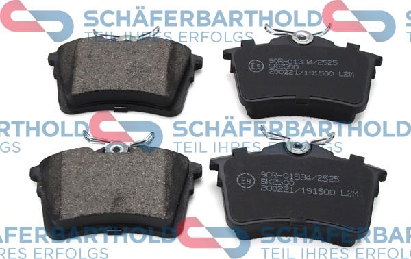 Schferbarthold 315 27 079 01 11 - Тормозные колодки, дисковые, комплект unicars.by