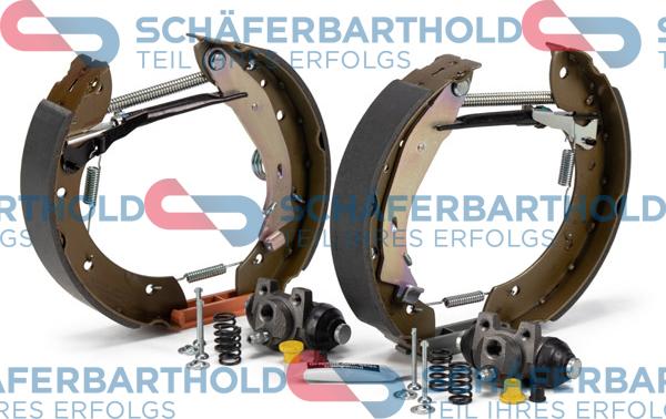 Schferbarthold 315 27 111 01 11 - Комплект тормозных колодок, барабанные unicars.by