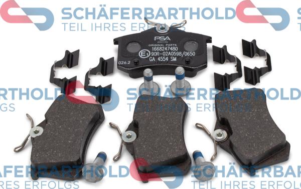 Schferbarthold 315 27 171 01 11 - Тормозные колодки, дисковые, комплект unicars.by