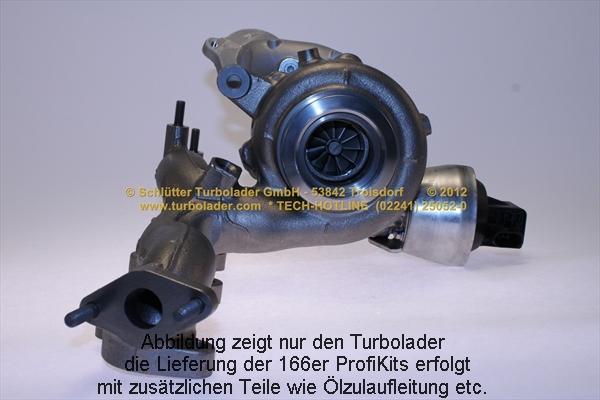 Schlütter Turbolader 166-09345EOL - Турбина, компрессор unicars.by