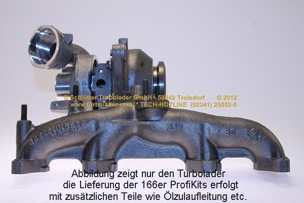 Schlütter Turbolader 166-04010 - Турбина, компрессор unicars.by