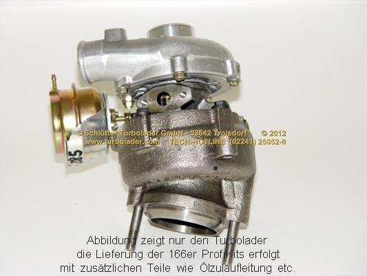 Schlütter Turbolader PRO-04025EOL D - Турбина, компрессор unicars.by