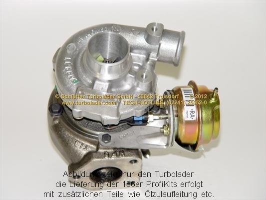 Schlütter Turbolader 166-04021EOL D - Турбина, компрессор unicars.by