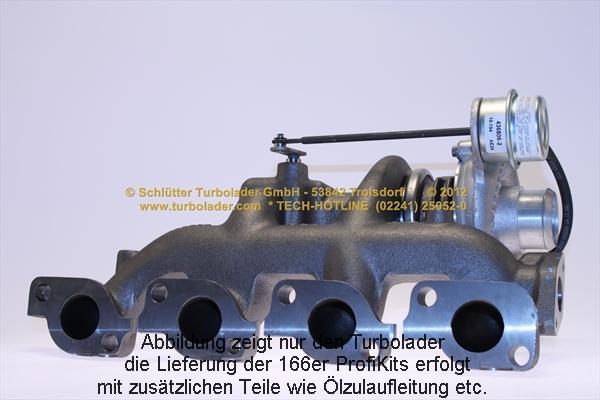 Schlütter Turbolader 166-05111 - Турбина, компрессор unicars.by