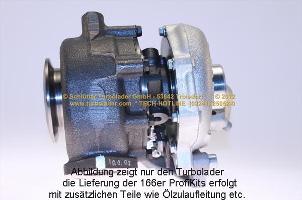 Schlütter Turbolader 166-05185 - Турбина, компрессор unicars.by