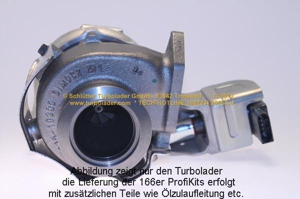 Schlütter Turbolader 166-05225 - Турбина, компрессор unicars.by