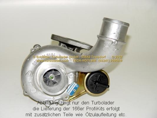 Schlütter Turbolader 166-00425 - Турбина, компрессор unicars.by