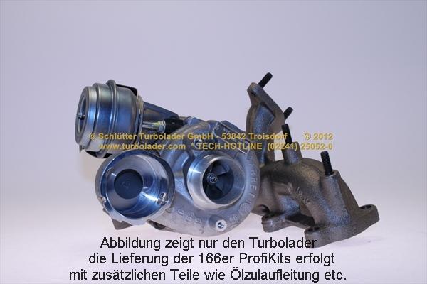 Schlütter Turbolader 166-00420 - Турбина, компрессор unicars.by