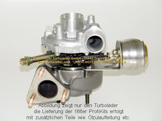 Schlütter Turbolader 166-00550 - Турбина, компрессор unicars.by