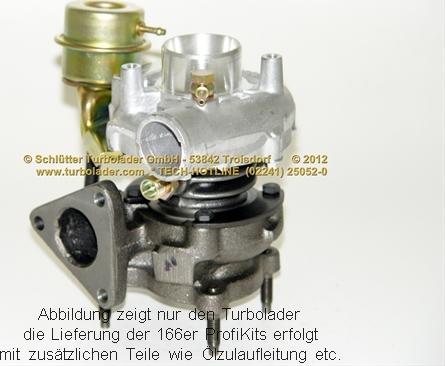 Schlütter Turbolader 166-00500 - Турбина, компрессор unicars.by