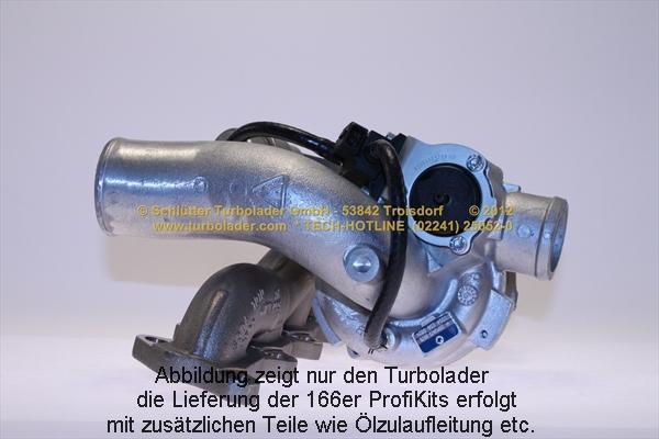 Schlütter Turbolader 166-00196 - Турбина, компрессор unicars.by