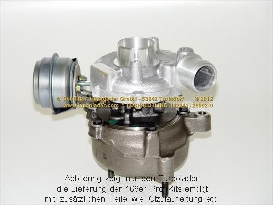 Schlütter Turbolader 166-00100EOL D - Турбина, компрессор unicars.by