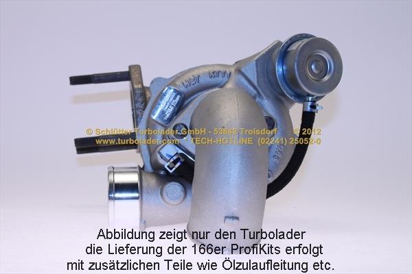 Schlütter Turbolader 166-00835 - Турбина, компрессор unicars.by