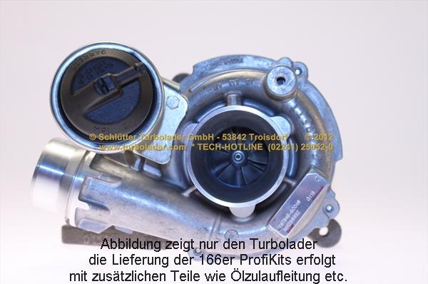 Schlütter Turbolader 166-00820 - Турбина, компрессор unicars.by