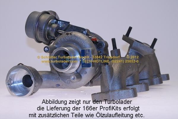 Schlütter Turbolader 166-00350 - Турбина, компрессор unicars.by