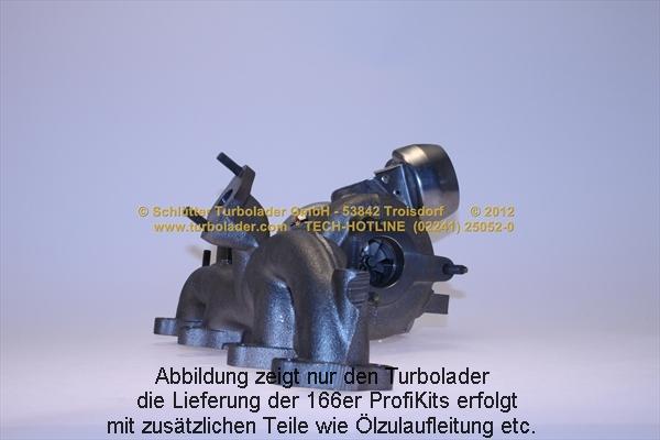 Schlütter Turbolader 166-00301 - Турбина, компрессор unicars.by