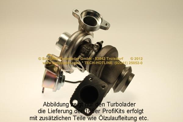 Schlütter Turbolader 166-05132EOL - Турбина, компрессор unicars.by