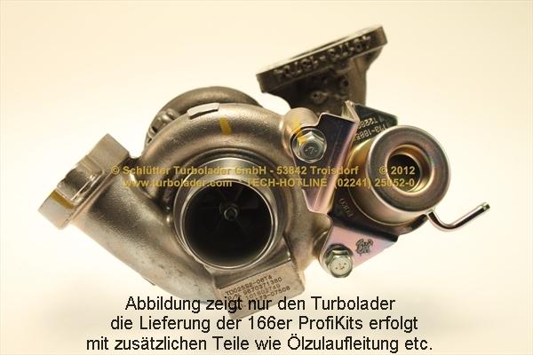 Schlütter Turbolader 166-01671 D - Турбина, компрессор unicars.by