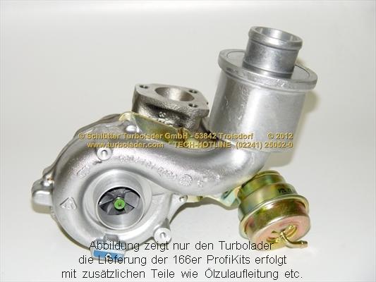 Schlütter Turbolader 166-01050EOL - Турбина, компрессор unicars.by