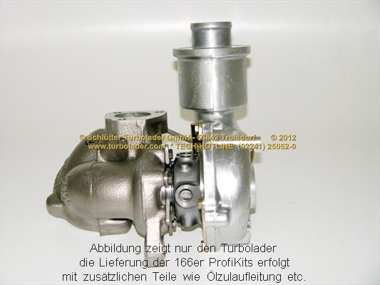 Schlütter Turbolader 166-01041 - Турбина, компрессор unicars.by