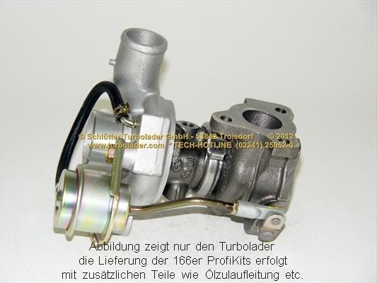 Schlütter Turbolader 166-01155 - Турбина, компрессор unicars.by