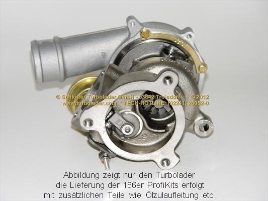 Schlütter Turbolader 166-01120EOL - Турбина, компрессор unicars.by