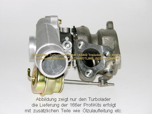 Schlütter Turbolader 166-01120EOL - Турбина, компрессор unicars.by