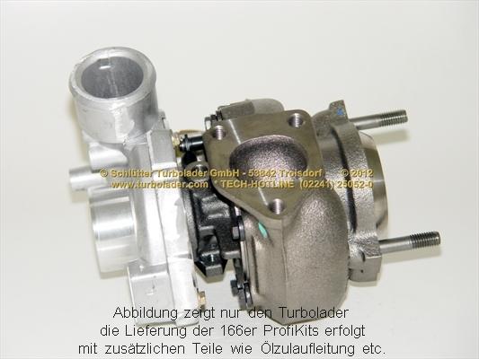 Schlütter Turbolader 166-03001EOL - Турбина, компрессор unicars.by