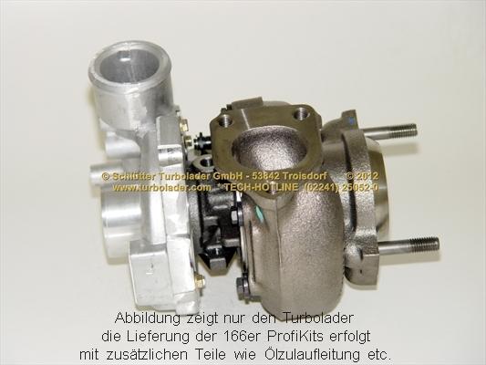 Schlütter Turbolader 166-03001EOL - Турбина, компрессор unicars.by