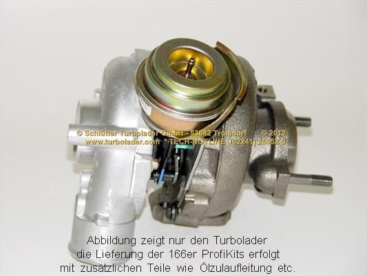 Schlütter Turbolader 166-03001EOL - Турбина, компрессор unicars.by