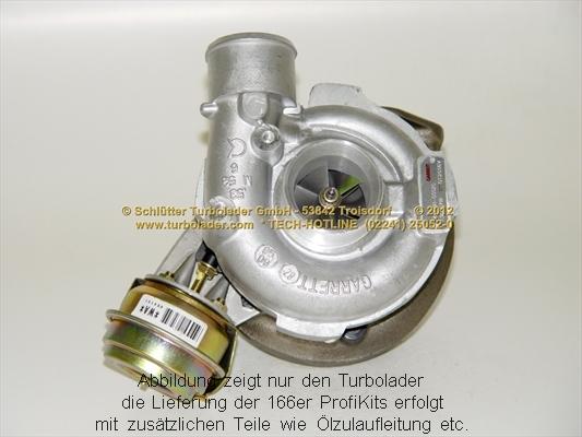 Schlütter Turbolader 166-03001EOL - Турбина, компрессор unicars.by