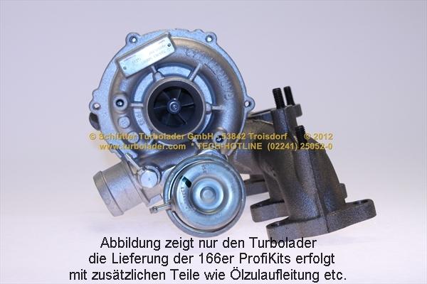 Schlütter Turbolader 166-02420EOL - Турбина, компрессор unicars.by