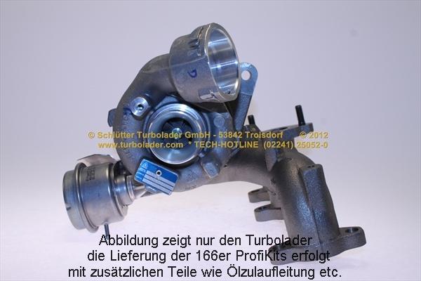 Schlütter Turbolader 166-02470EOL - Турбина, компрессор unicars.by