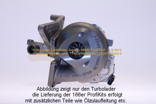 Schlütter Turbolader 166-02540 - Турбина, компрессор unicars.by