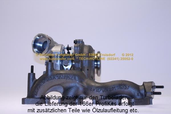 Schlütter Turbolader 166-02670 - Турбина, компрессор unicars.by