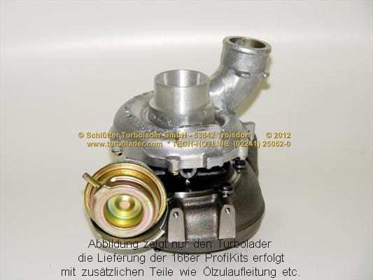 Schlütter Turbolader PRO-02060EOL - Турбина, компрессор unicars.by