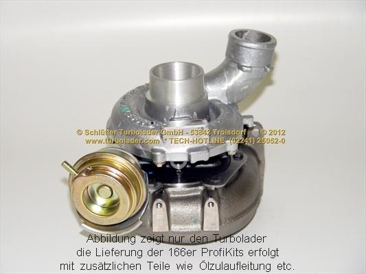 Schlütter Turbolader 166-02030EOL - Турбина, компрессор unicars.by