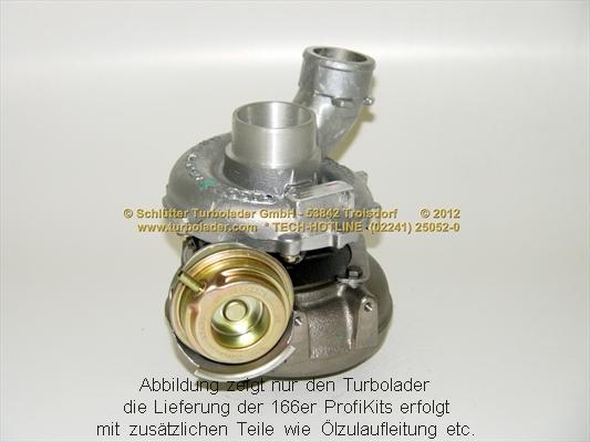 Schlütter Turbolader 166-02030EOL - Турбина, компрессор unicars.by