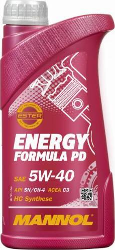 SCT-MANNOL Energy Formula PD 5W40 - Моторное масло unicars.by