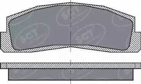 SCT-MANNOL SP 179 PR - Тормозные колодки, дисковые, комплект unicars.by