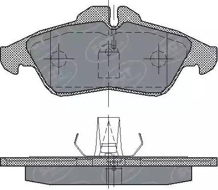 SCT-MANNOL SP 177 PR - Тормозные колодки, дисковые, комплект unicars.by